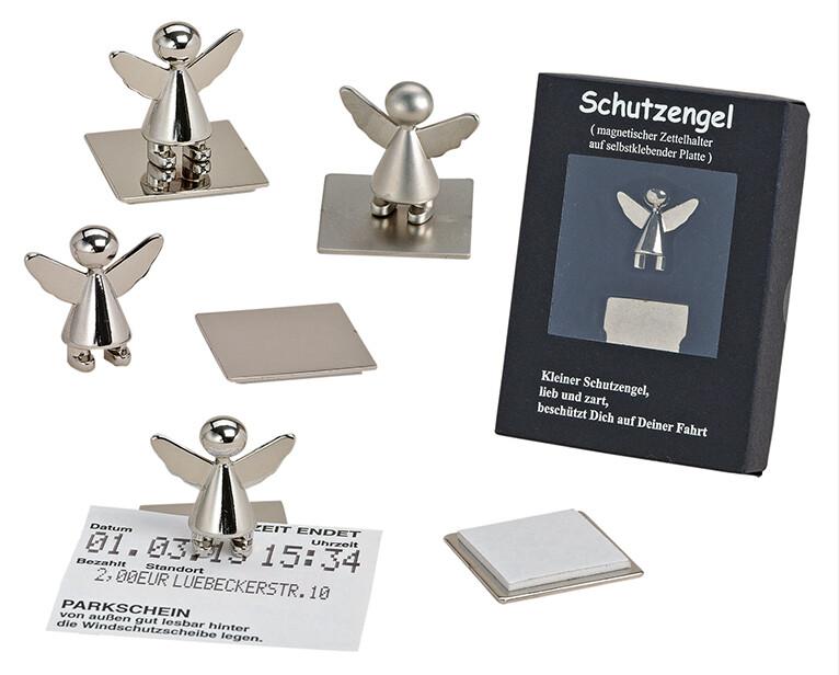 Zettelmagnet Metall Schutzengel