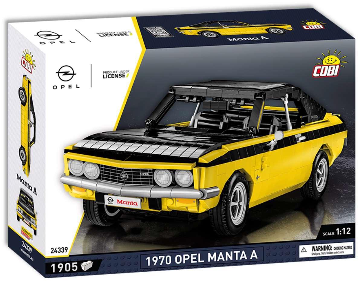 COBI 24339 - Opel Manta A, Baujahr 1970, 1.905 Klemmbausteine, Maßstab 1:12