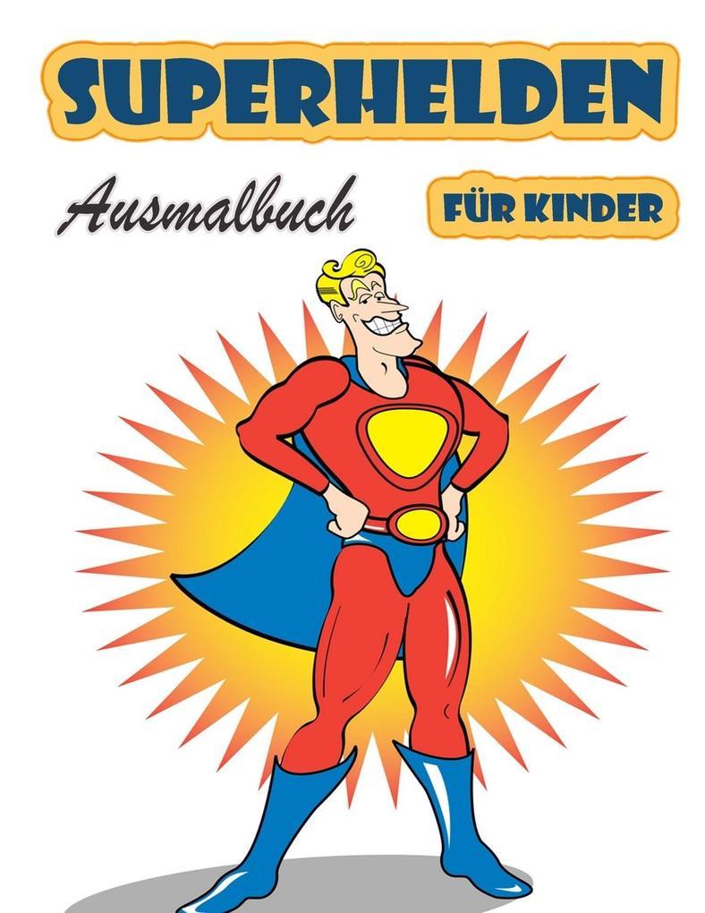 Superhelden-Malbuch für Kinder im Alter von 4-8 Jahren