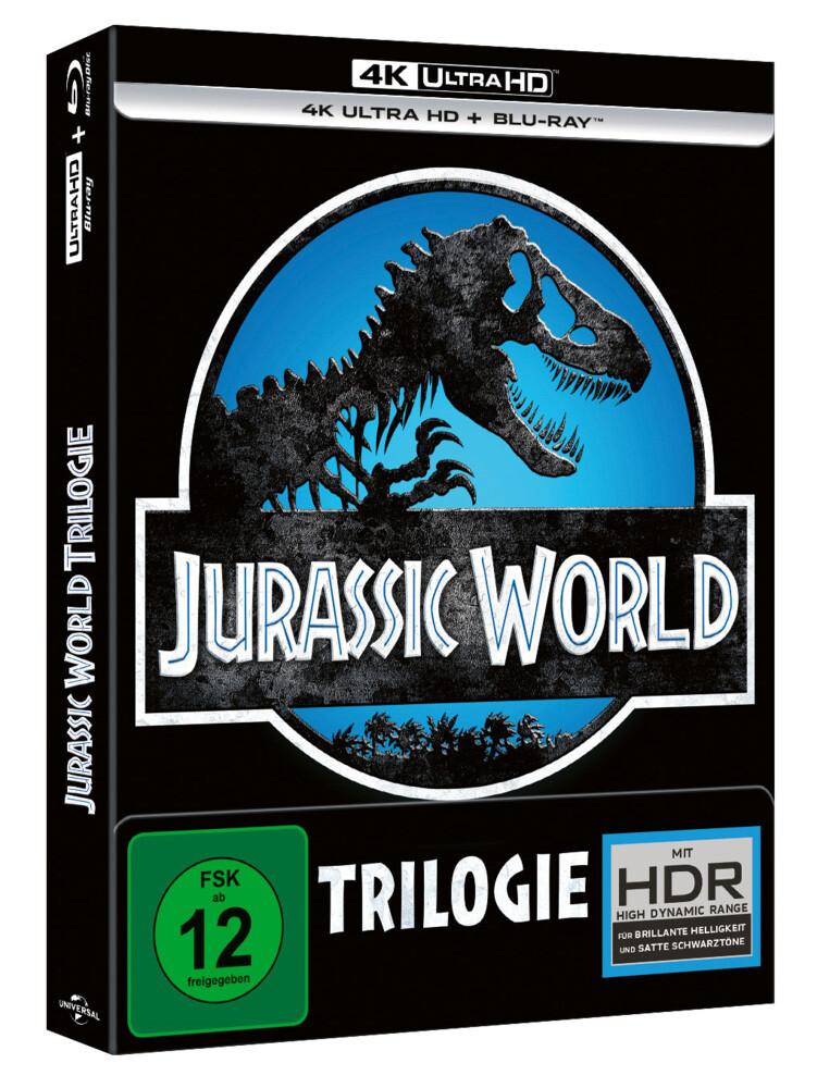 Jurassic World Trilogie, 6 Blu-rays (4K UHD)