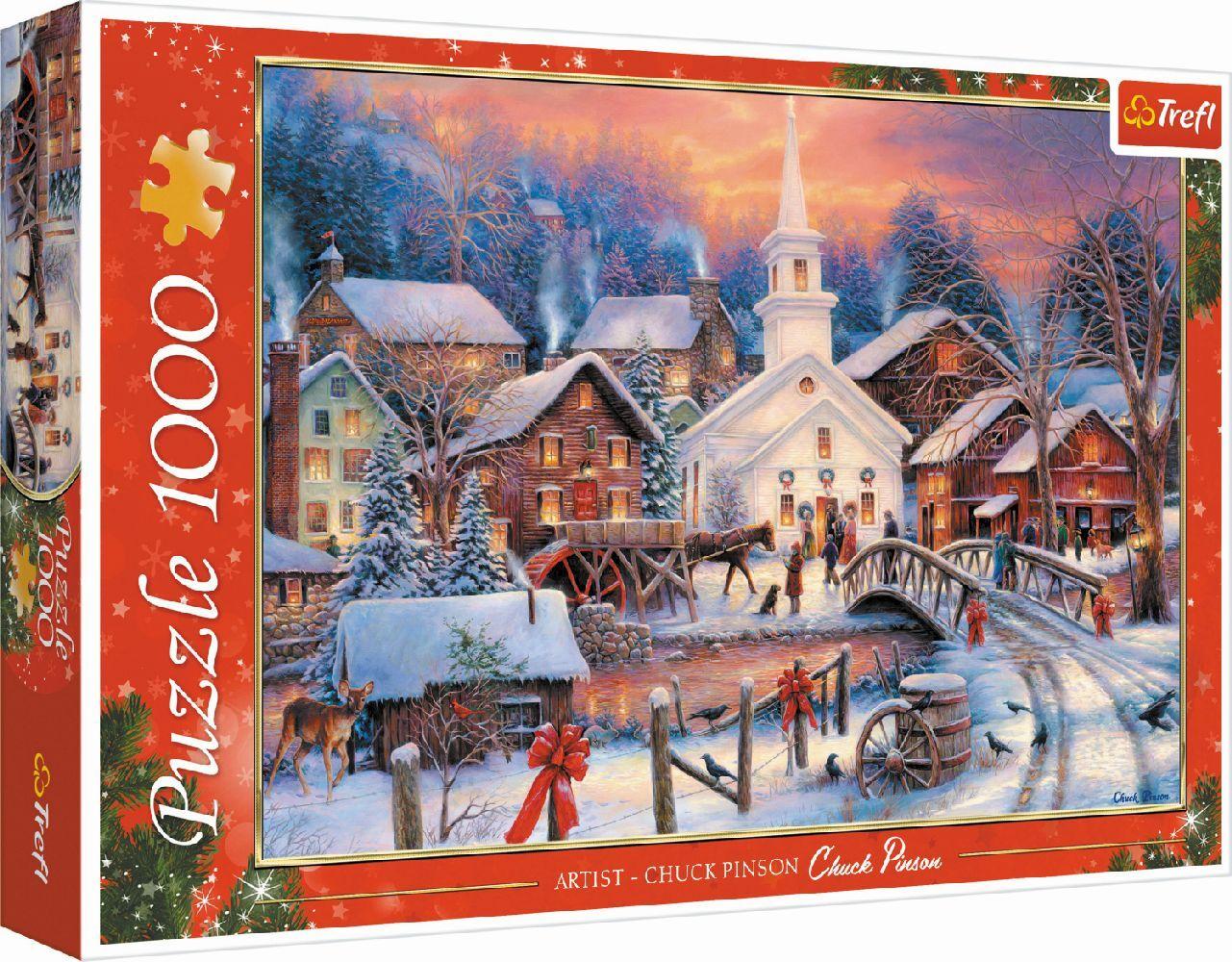Trefl - Puzzle - Weiße Weihnacht, 1000 Teile
