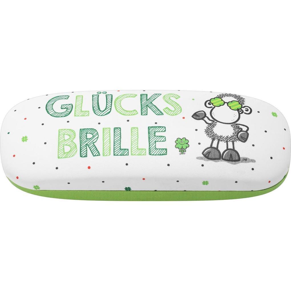 Sheepworld 47963 Brillenetui Motiv Glück, Hartschale