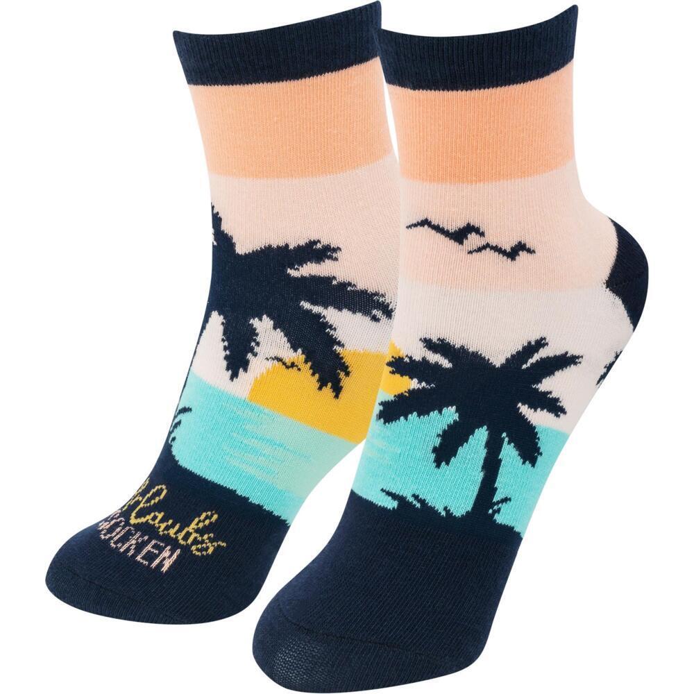 Zaubersocken Motiv Urlaub