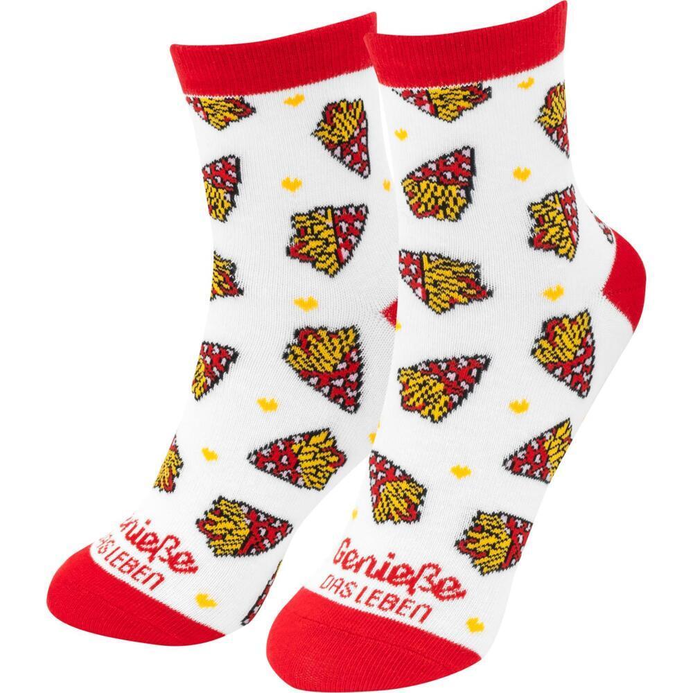 Zaubersocken Motiv Pommes