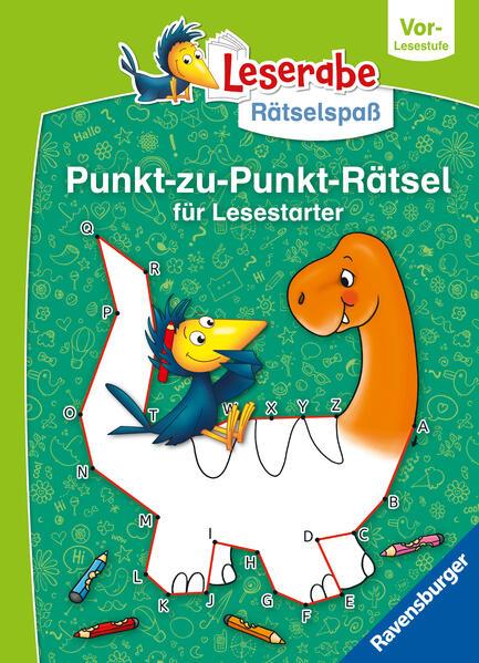 Ravensburger Leserabe Rätselspaß: Punkt-zu-Punkt-Rätsel für Lesestarter - Vor-Lesestufe, Rätselbuch ab 5 Jahre