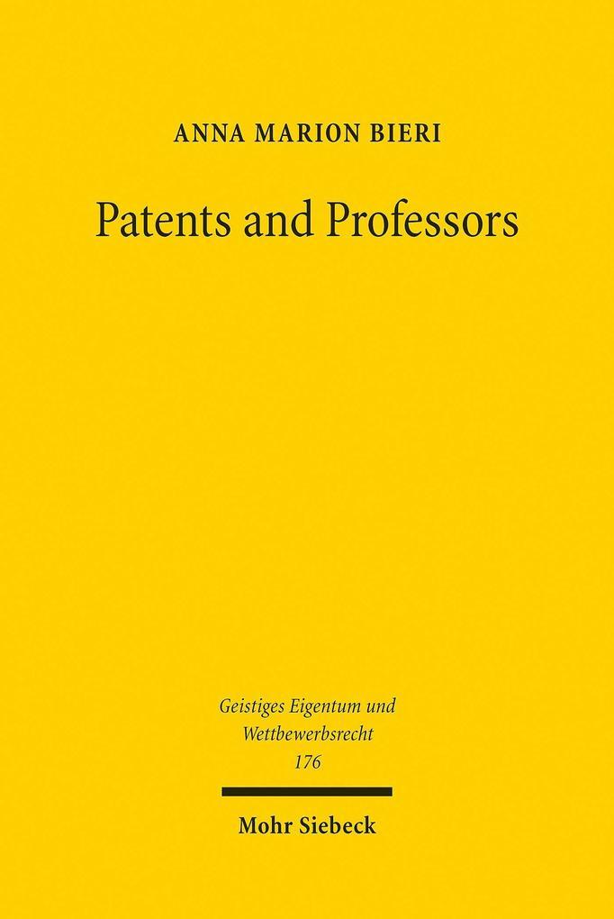 Patents and Professors