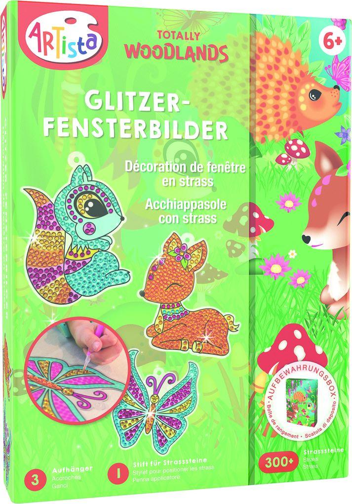 Artista - Glitzer-Fensterbilder