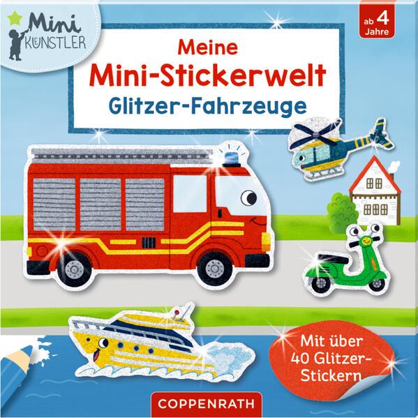 Meine Mini-Stickerwelt - Glitzer-Fahrzeuge