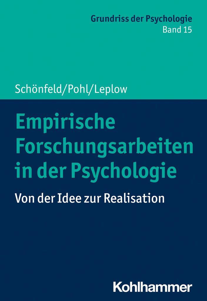 Empirische Forschungsarbeiten in der Psychologie