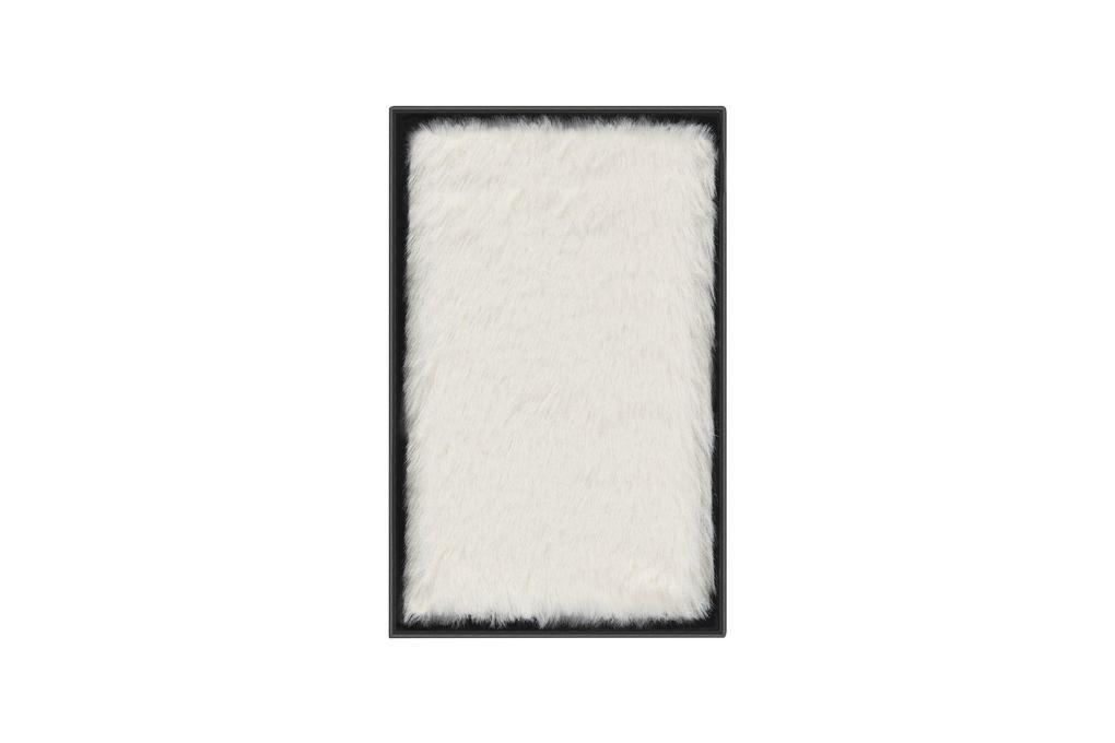 Moleskine Limited Edition Notebook Fur, Extra Small, Plain, Cream White (2.5 x 4)