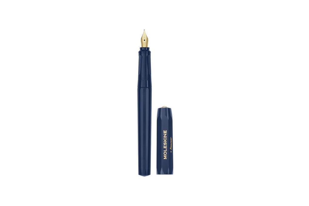 Moleskine Kaweco Fountain Pen, Blue, Medium Nib, Blue Ink