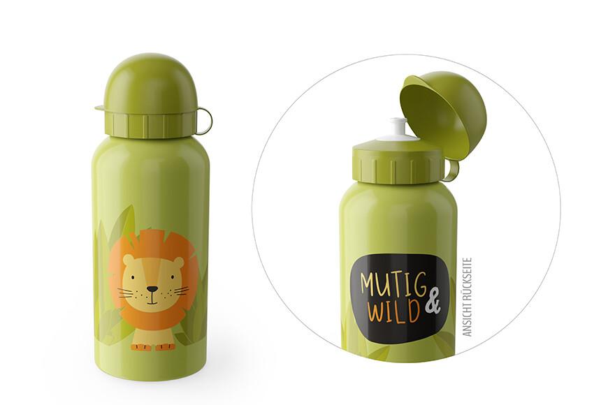 Kindertrinkflasche 400 ml Mutig & Wild