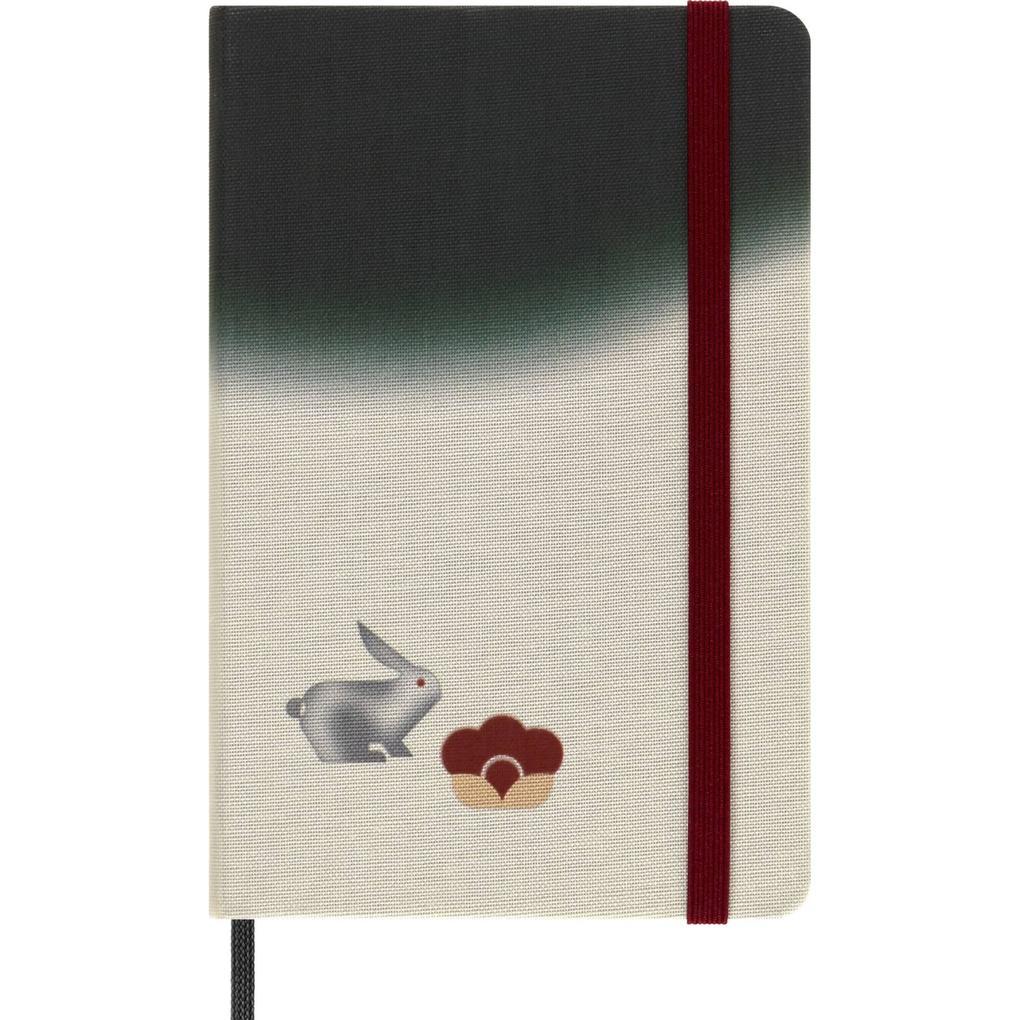 Moleskine Notizbuch - Jahr des Hasen, Pocket/A6 Liniert, Fester Stoffeinband, Minju Kim