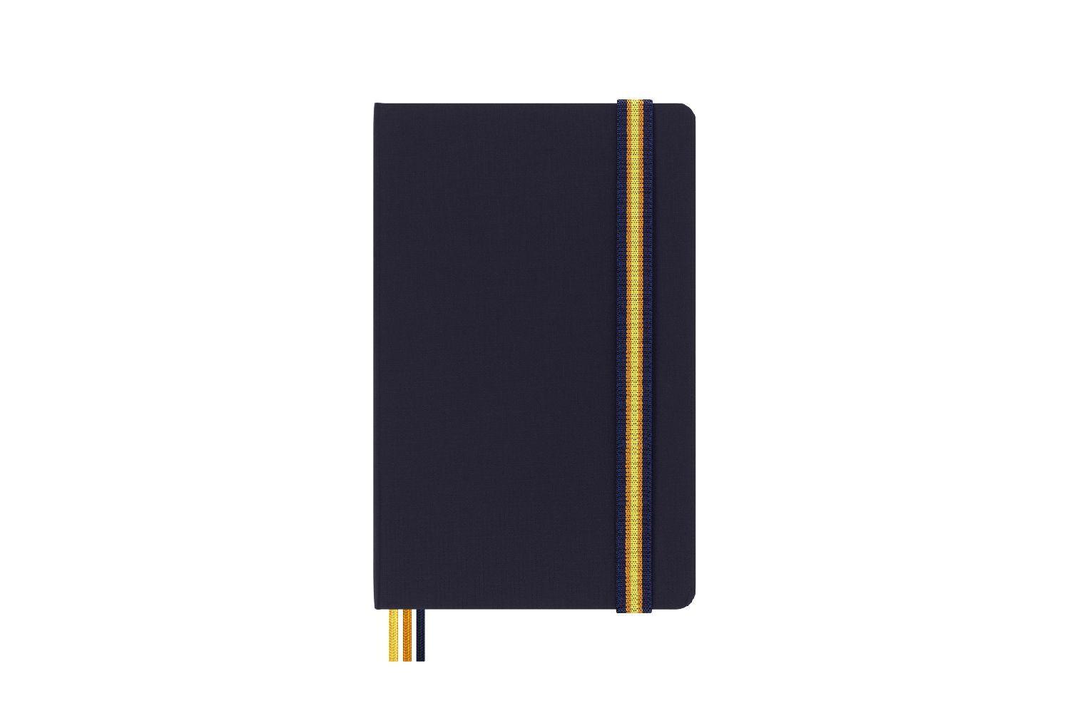 Moleskine Notizbuch - K-Way, Liniert, Fester Einband Nylon, Blau