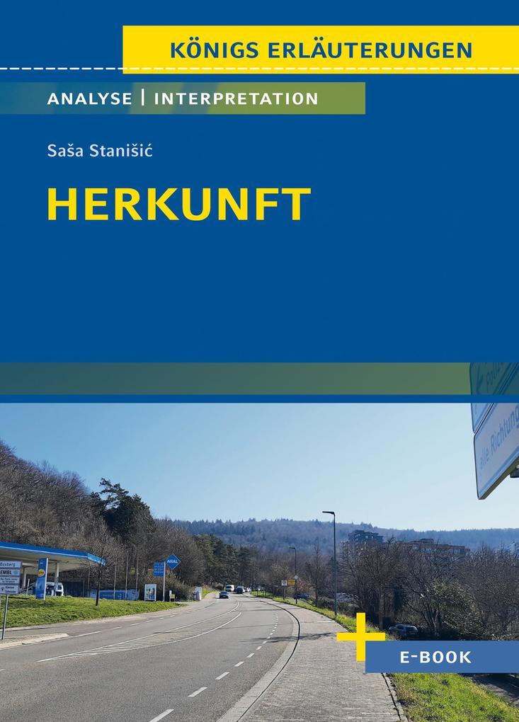 Herkunft von SaSa StaniSic - Textanalyse und Interpretation