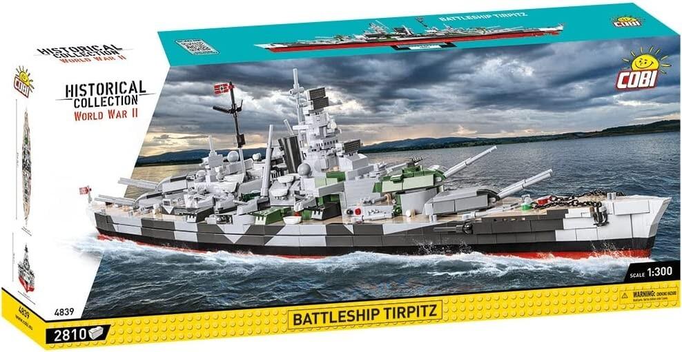 COBI Historical Collection 4839 - Battleship Tirpitz, Schlachtschiff WWII