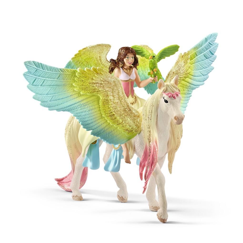 Schleich 70566 - Bayala, Surah mit Glitzer-Pegasus