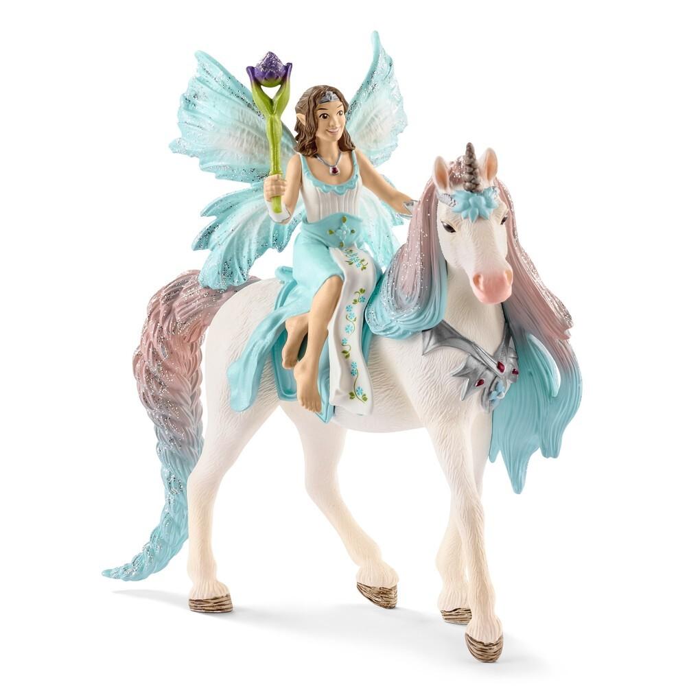 Schleich 70569 - Bayala, Eyela mit Prinzessinnen-Einhorn