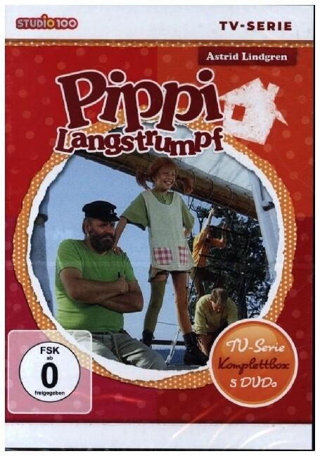 Pippi Langstrumpf - TV-Serien Komplettbox [5 DVDs, SOFTBOX]