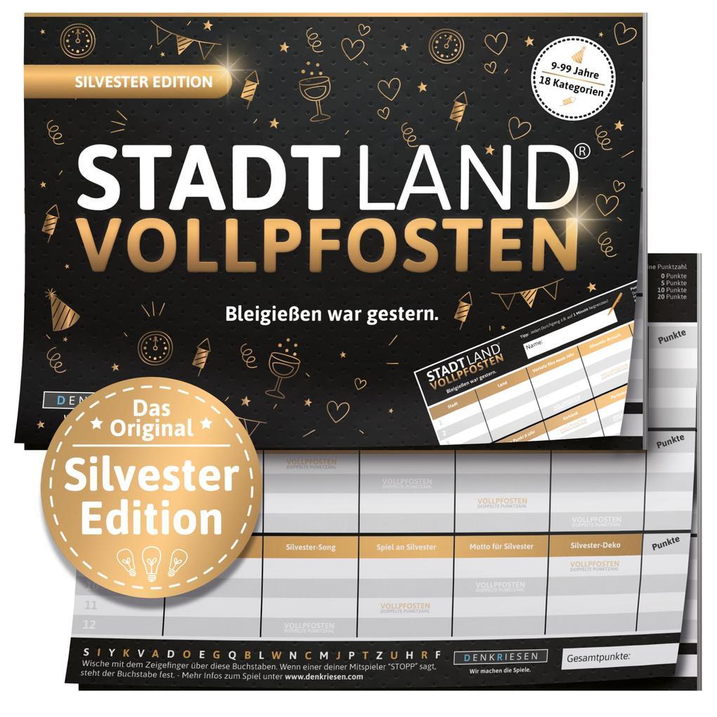 STADT LAND VOLLPFOSTEN® - SILVESTER EDITION - "Bleigießen war gestern."