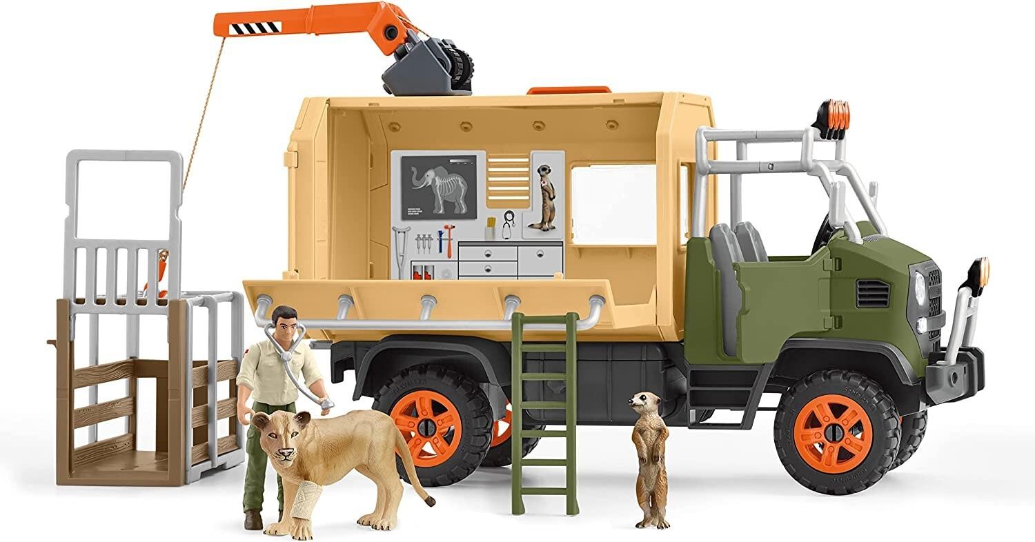 Schleich Wild Life 42475 - Großer Truck, Tierrettung