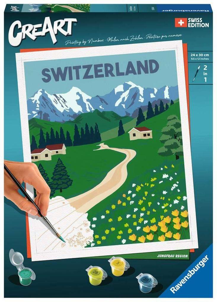 Ravensburger - Malen nach Zahlen - CreArt - Jungfrau Region