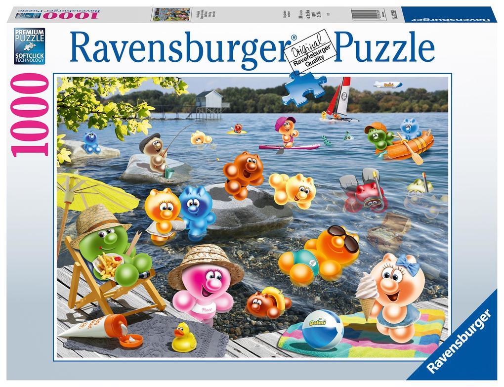 Ravensburger Puzzle 17396 Gelini Seepicknick - 1000 Teile Puzzle für Erwachsene und Kinder ab 14 Jahren