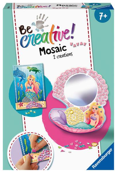 BeCreative Mosaik Meerjungfrau , DIY für Kinder ab 7 Jahren