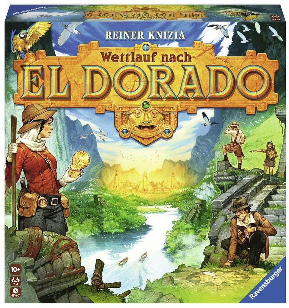 Ravensburger 26457 - Wettlauf nach El Dorado '23, Strategiespiel, Spiel für Erwachsene und Kinder ab 10 - Taktikspiel geeignet für 2-4 Spieler