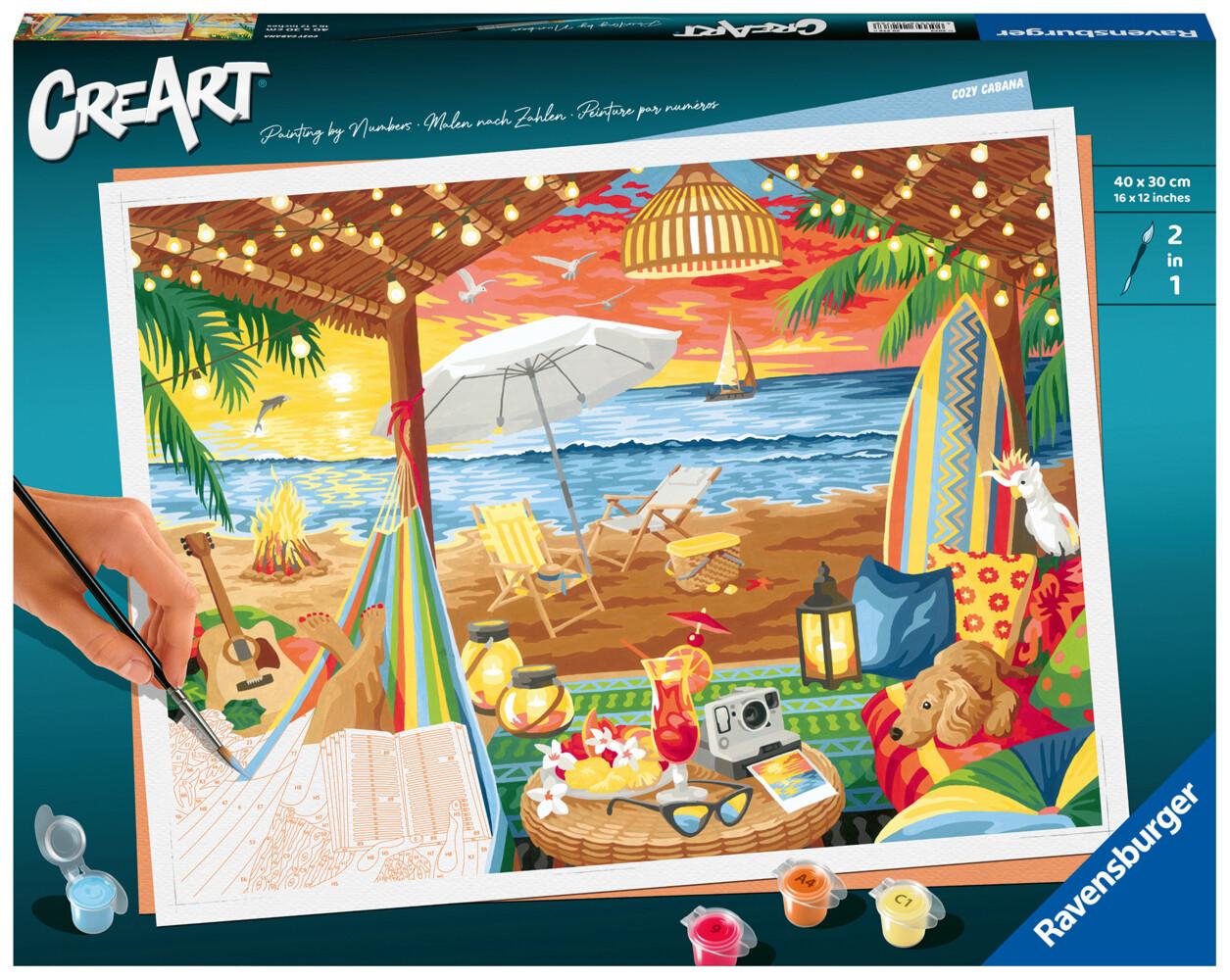 Ravensburger - Malen nach Zahlen - CreArt - Cozy Cabana