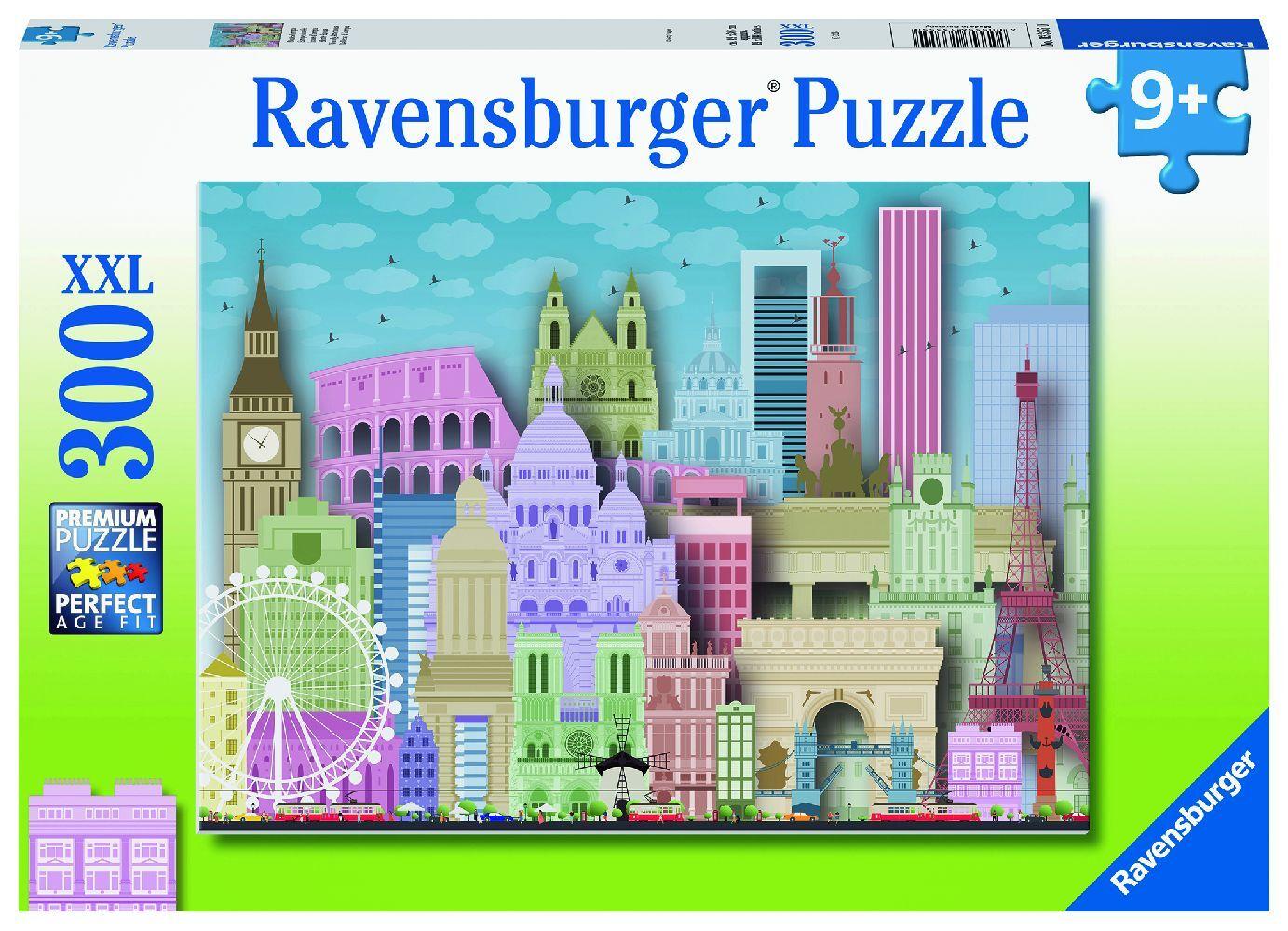 Ravensburger Kinderpuzzle - 13355 Buntes Europa - 300 Teile Puzzle für Kinder ab 9 Jahren