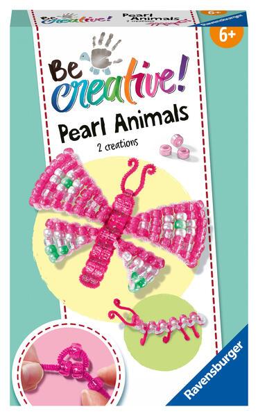 BeCreative Perlentiere Schmetterlinge, DIY für Kinder ab 6 Jahren