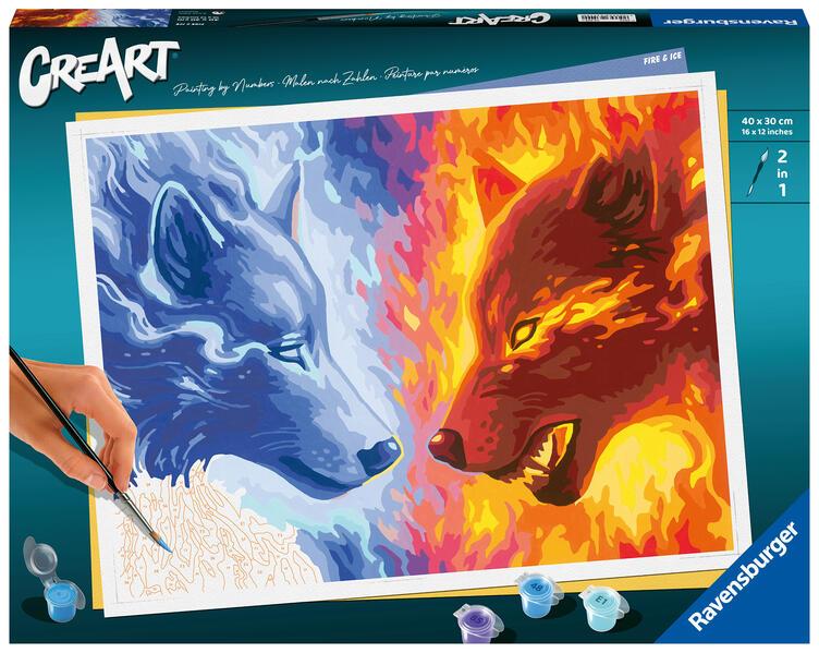 Ravensburger - Malen nach Zahlen - CreArt - Fire & Ice