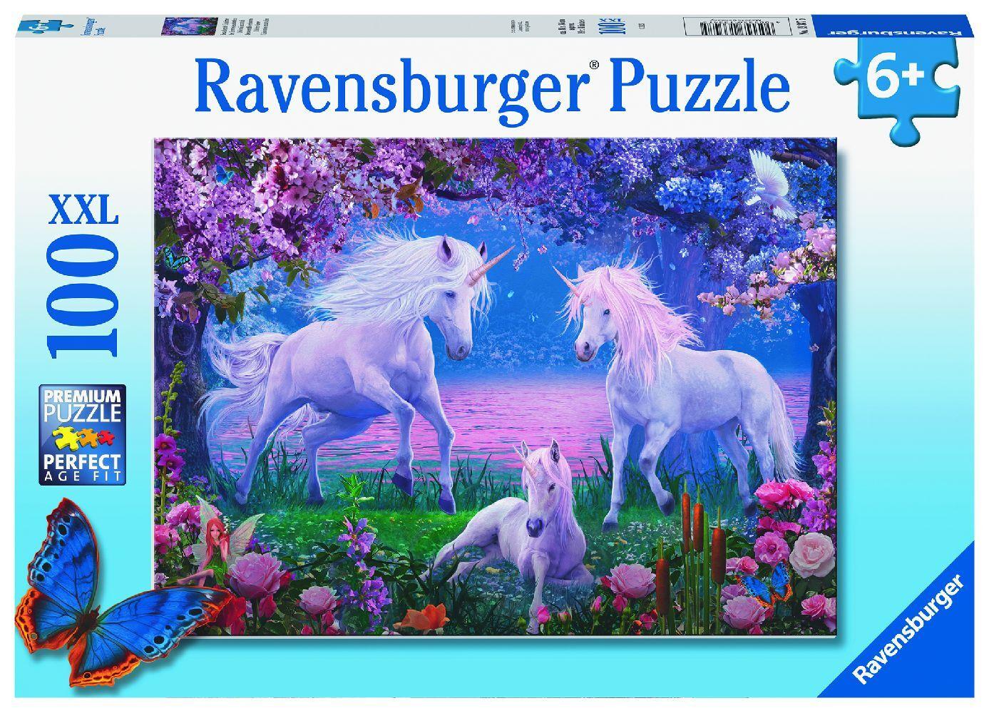 Ravensburger Kinderpuzzle - 13347 Bezaubernde Einhörner - 100 Teile Puzzle für Kinder ab 6 Jahren