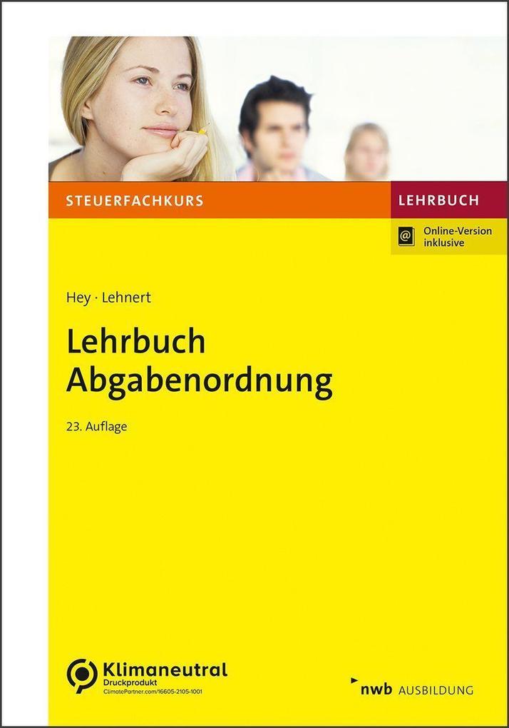 Lehrbuch Abgabenordnung