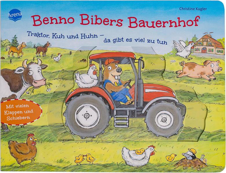 Benno Bibers Bauernhof. Traktor, Kuh und Huhn - da gibt es viel zu tun