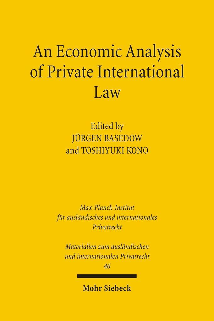 An Economic Analysis of Private International Law