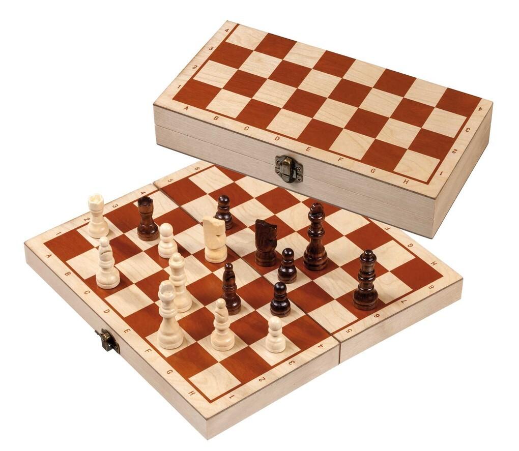 Philos 2608 - Schachset, Schach-Kassette, Holz, Feld 30mm