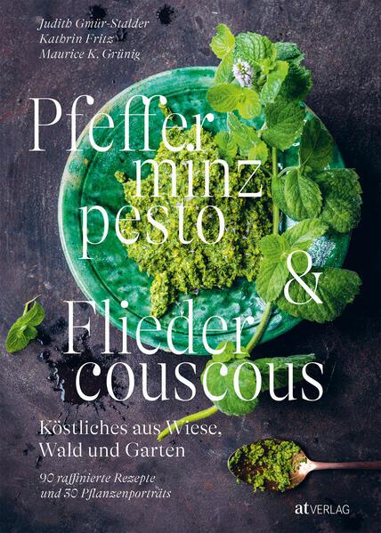 Pfefferminzpesto und Fliedercouscous