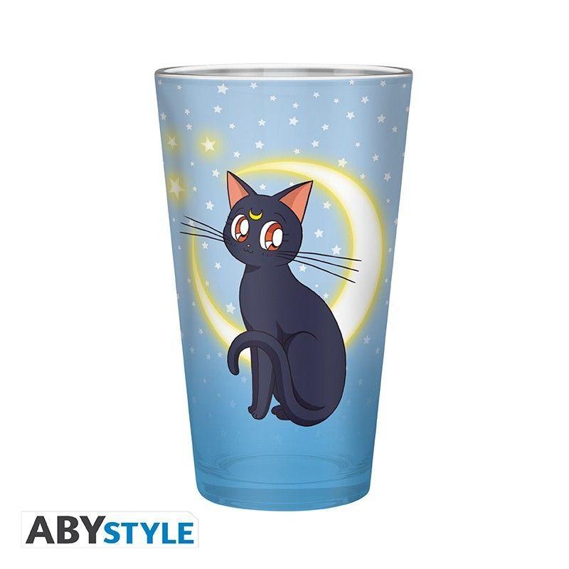 SAILOR MOON XL Glas 400ml - Luna & Artemis