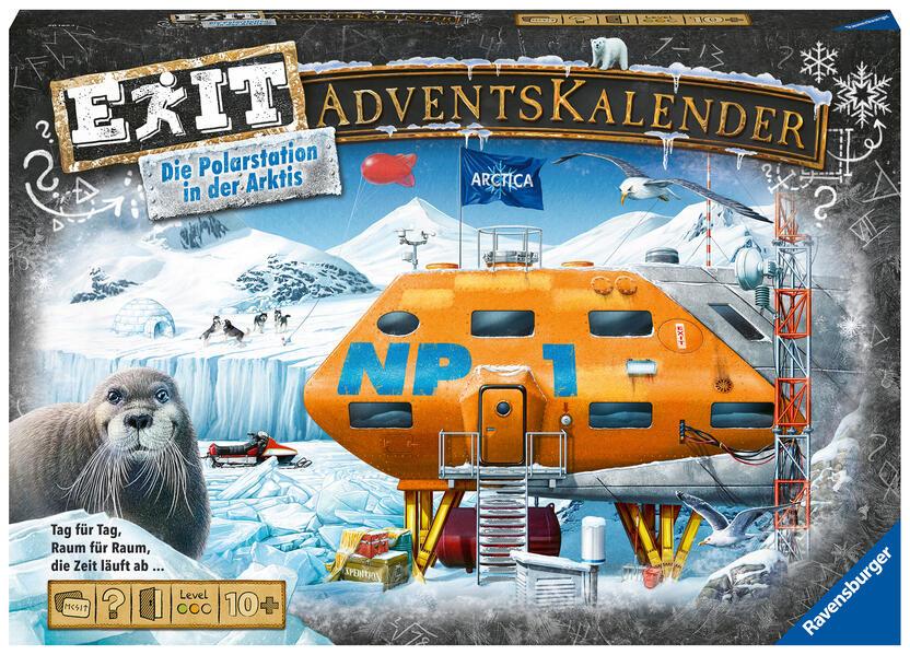 Ravensburger - Exit Adventskalender Die Polarstation in der Arktis