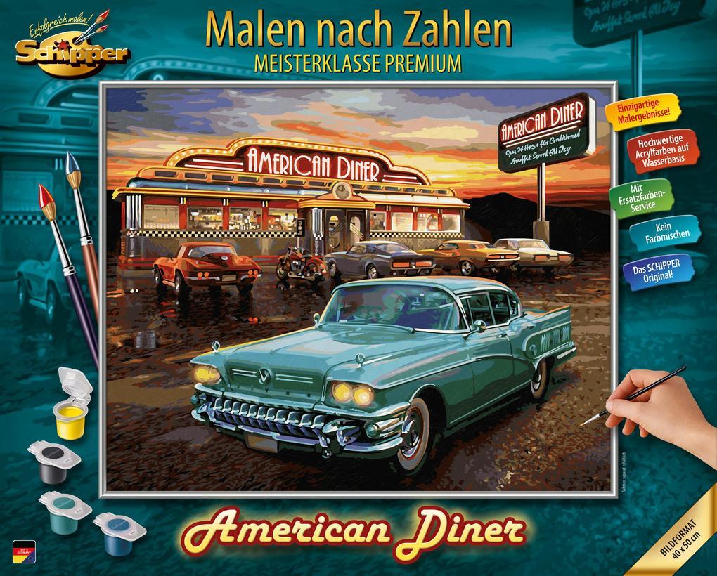 Malen nach Zahlen - American Diner