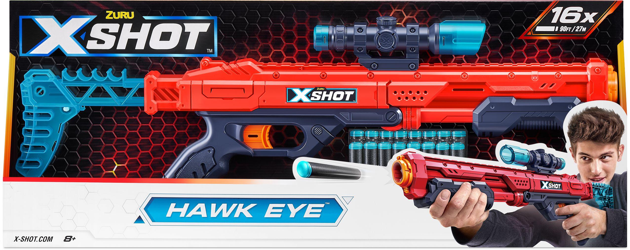 Zuru - X-Shot - Excel Hawk Eye Blaster mit Darts