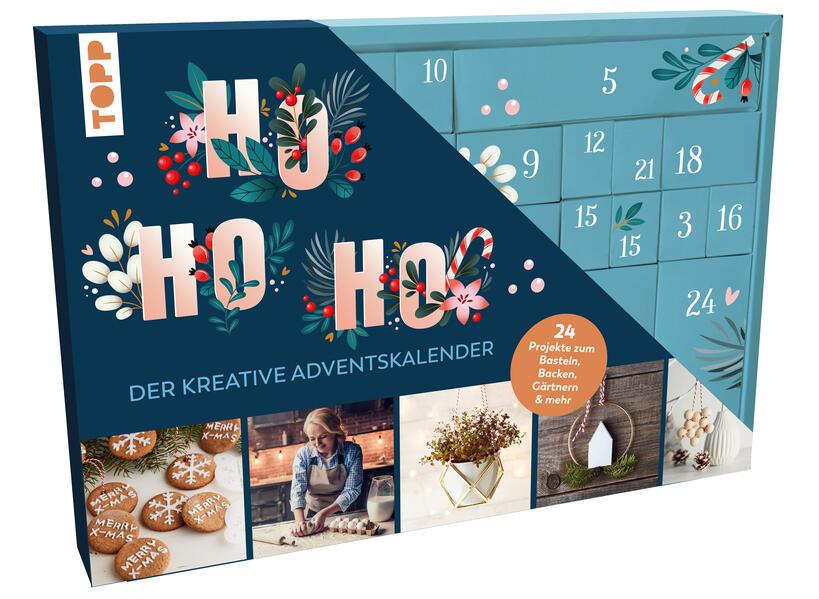 Ho Ho Ho - Der kreative Adventskalender. 24 Projekte zum Basteln, Backen, Gärtnern und mehr. Mit Anleitungsbuch und Material