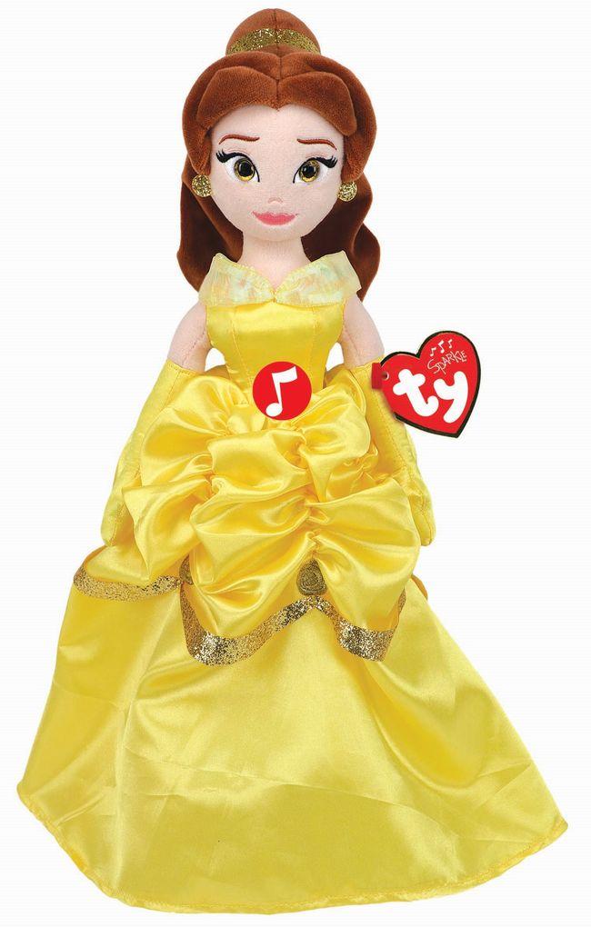 Ty - Beanie Babies Licensed - Disney Prinzessin - Belle mit Sound, medium