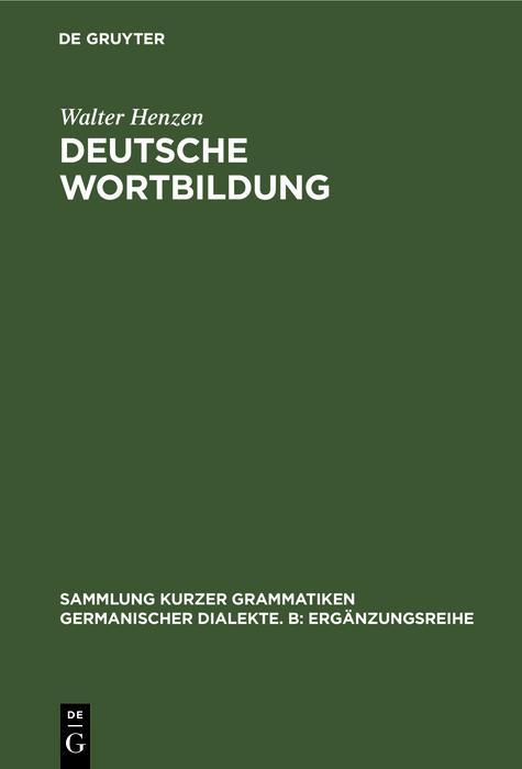 Deutsche Wortbildung