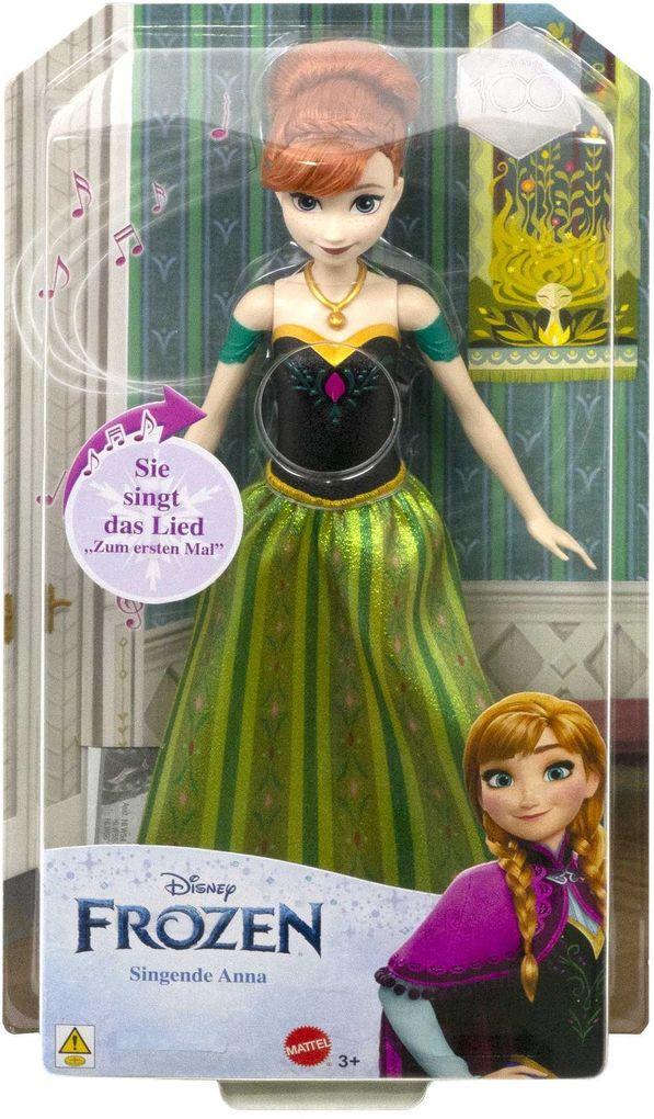 Mattel - Disneys Die Eiskönigin Anna, singende Puppe