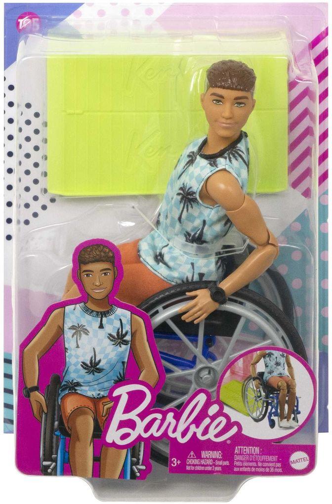 Barbie - Barbie Ken Fashionistas Puppe im Rollstuhl