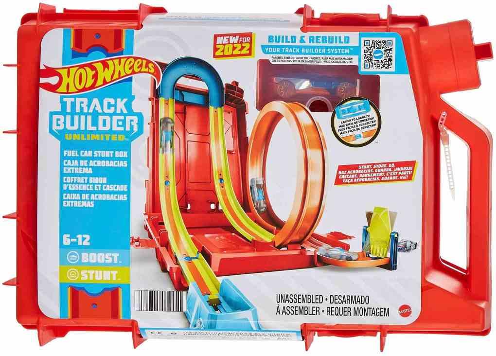 Hot Wheels - Track Builder Unlimited Kanister Stunt Box inkl. 1 Spielzeugauto