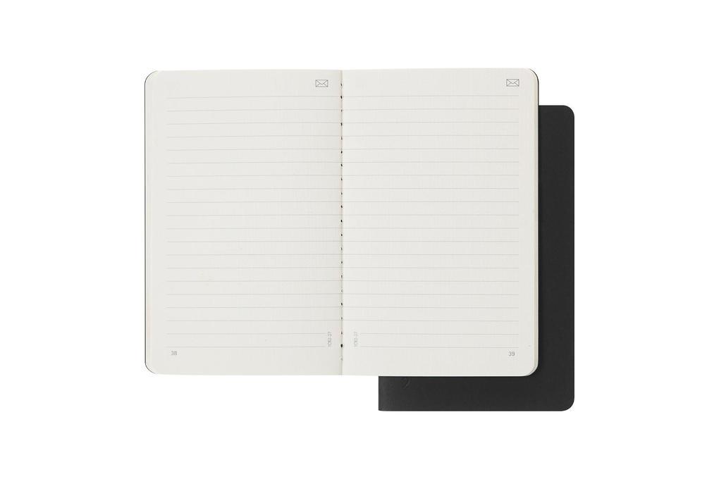 Moleskine Smart Cahier Journal, Pocket, Ruled, Black, Soft Cover (3.5 x 5.5)